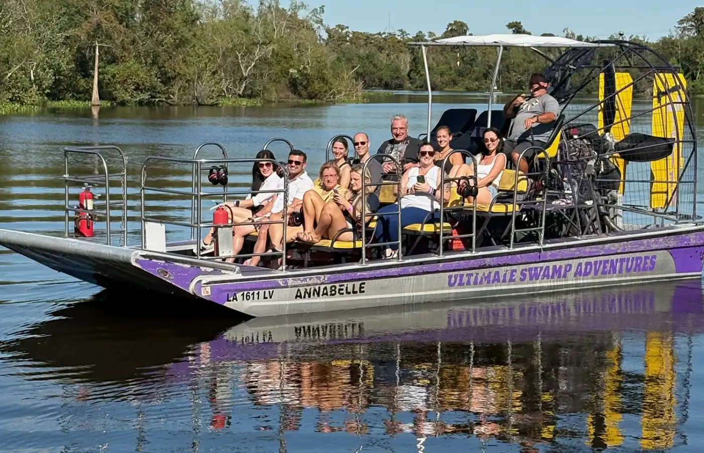 Large Airboat Tour New Orleans